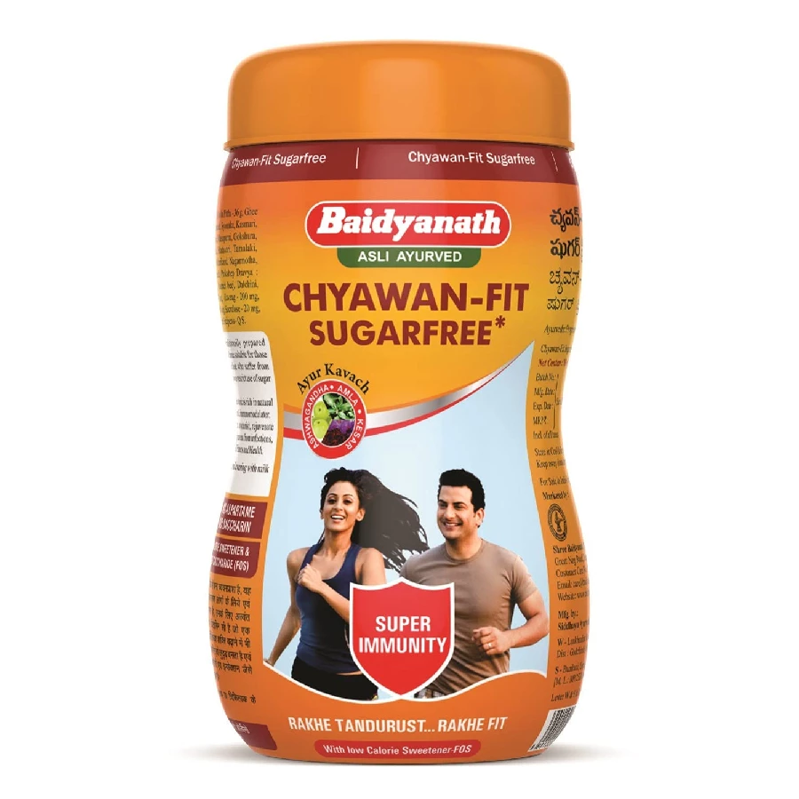 Baidyanath Asli Ayurved Chawan-Fit Sugar Free Chywanaprash, 1 kg-1.webp
